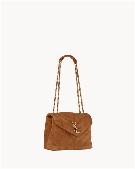 small ysl lou lou bag|YSL loulou suede bag.